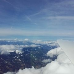 Flugwegposition um 10:32:45: Aufgenommen in der Nähe von Amering, Österreich in 3536 Meter